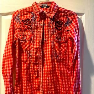 Roar size S button down, worn once